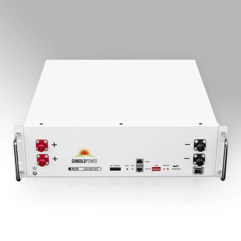 SunGoldPower Server Rack 48V 100AH Lithium Battery Self-Heating. - SGH48100T