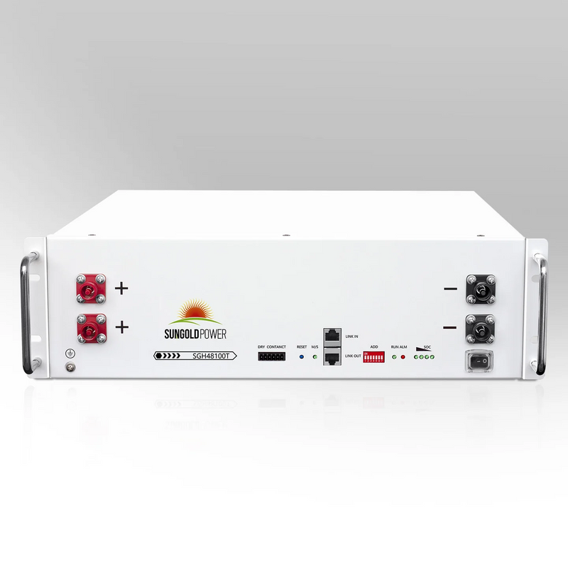 SunGoldPower Server Rack 48V 100AH Lithium Battery Self-Heating. - SGH48100T