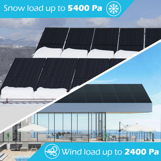 SunGoldPower 415W Mono Black Perc Solar Panel Full Pallet (32 Panels) - SG-415WM