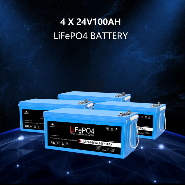 SunGoldPower Off Grid Solar Kit 6000W 24VDC 120V/240V LIFEPO4 10.24kwh Lithium Battery 6 X 370 Watt Solar Panels - SGK-PRO62