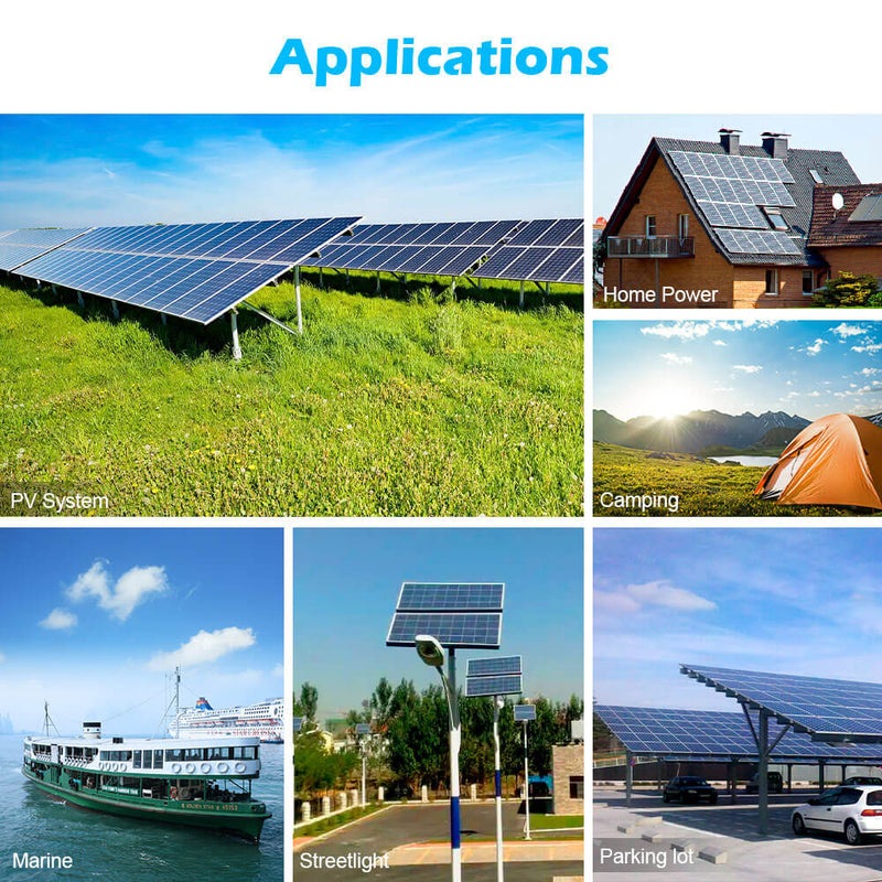 SunGoldPower 200 Watt Monocrystalline Solar Panel - SG-2P200WM