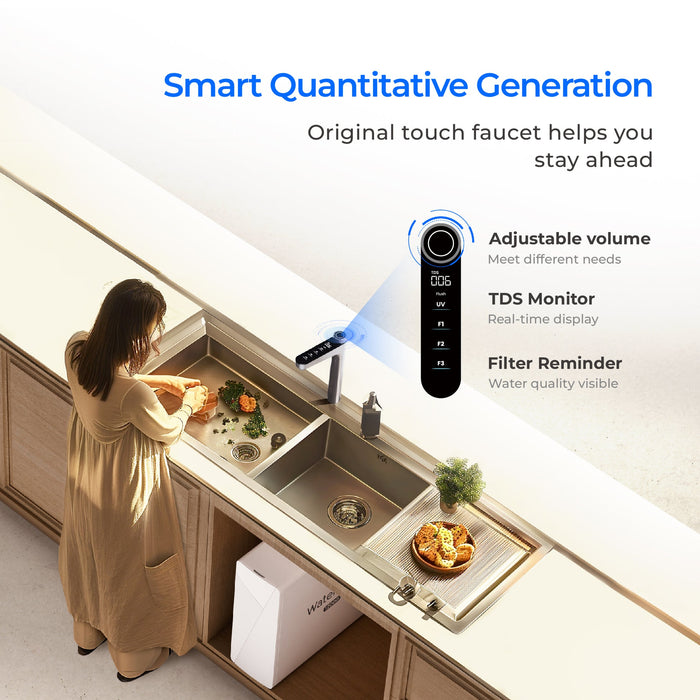 Waterdrop X12-Alkaline Mineral pH+ Reverse Osmosis System