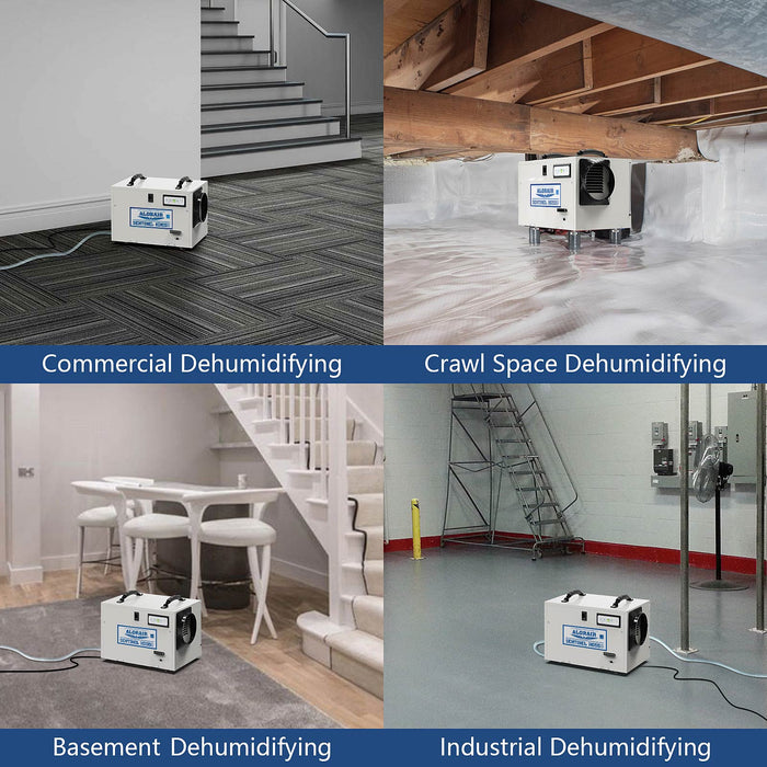AlorAir Sentinel HD55S Dehumidifier – 55 PPD for Crawl Spaces & Basements