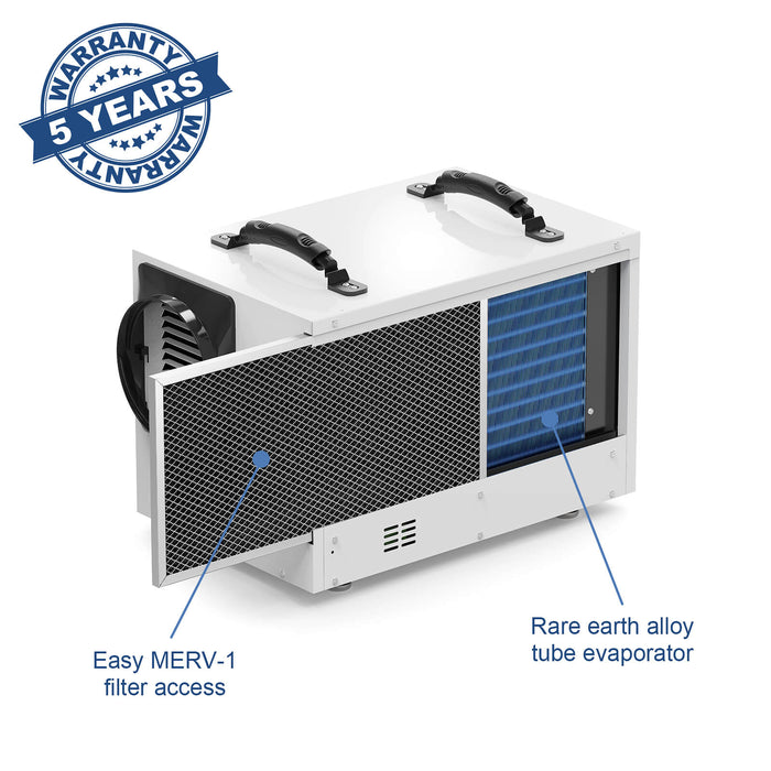 AlorAir Sentinel HD55S Dehumidifier – 55 PPD for Crawl Spaces & Basements