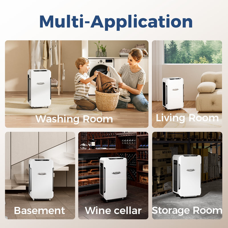 Alorair Sentinel Pro 35X Dehumidifier, 70 PPD Commercial & Industrial Dehumidifier with Pump