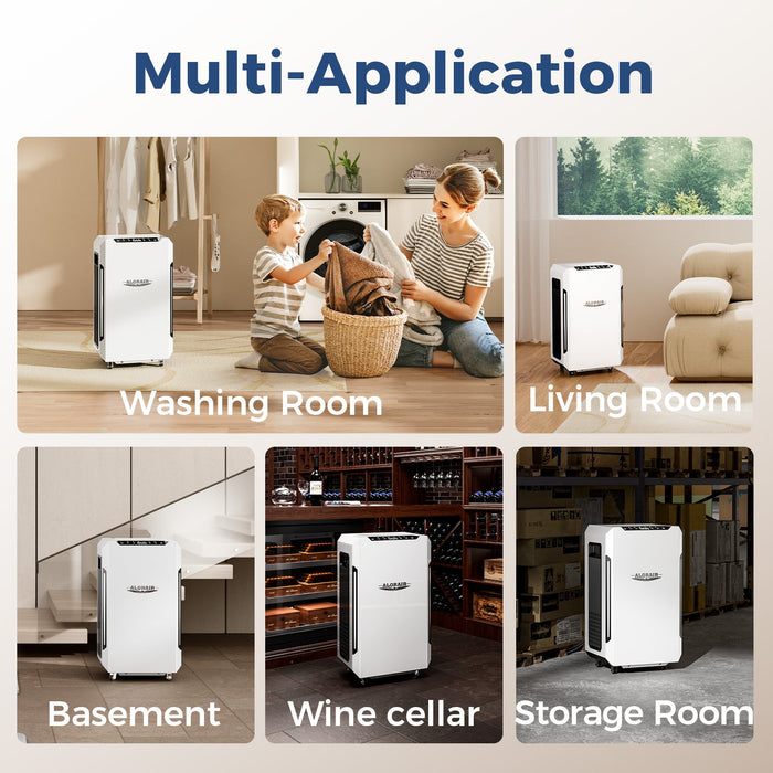 Alorair Sentinel Pro 35X Dehumidifier, 70 PPD Commercial & Industrial Dehumidifier with Pump