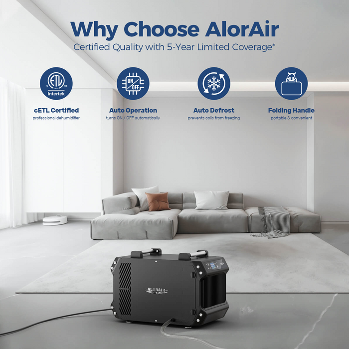 AlorAir AlorAir Galaxy 60 145 PPD | 60 Pint Crawlspace Dehumidifier