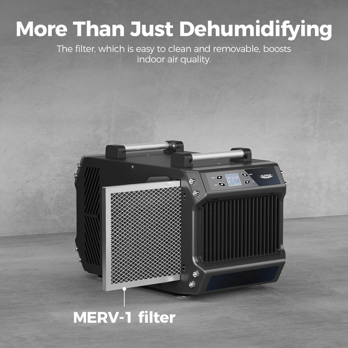 AlorAir Galaxy 85P Crawlspace Dehumidifier with Pump – 180 PPD Commercial Basement & Crawl Space Humidity Control