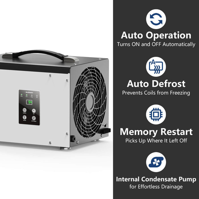 AlorAir Sentinel HD35P 70 Pint Crawl Space Dehumidifier with Drain Hose