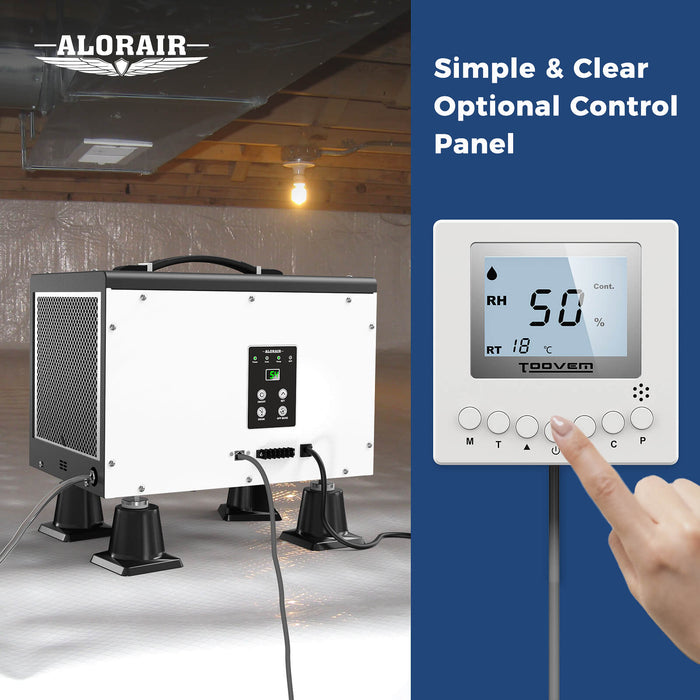 AlorAir Sentinel HD55P 120 PPD Crawl Space Dehumidifier with Pump & Drain Hose