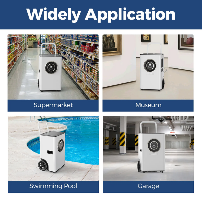 AlorAir Sentinel Elite 50X Commercial Dehumidifier – 120 PPD Basement, Crawl Space & Industrial Humidity Control System