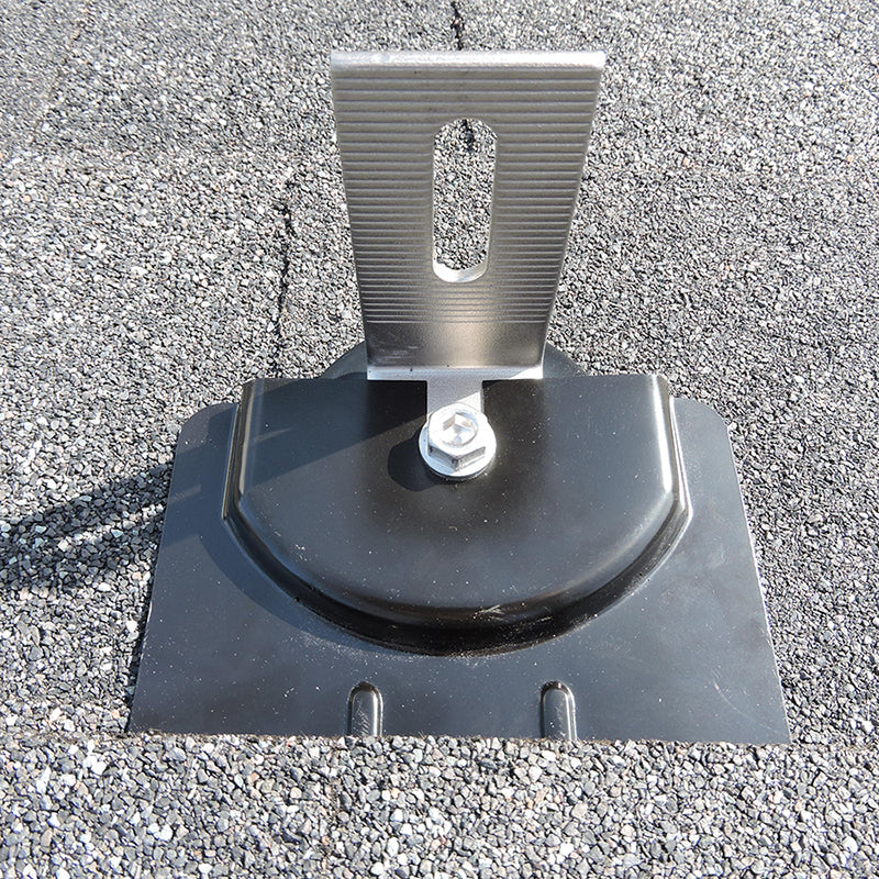 QuickBOLT Multi Roof Mount -  QB2 Kit with 3" Micro and Miniflashing with Stainless Steel Low Profile L-Foot & Flange Nuts - 17662DF