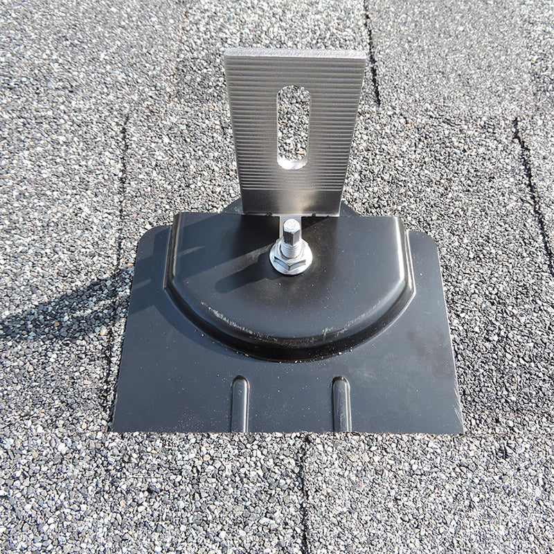 QuickBOLT Multi Roof Mount -  QB1 Low Profile Kit with 3" Micro and Miniflashing with Stainless Steel Low Profile L-Foot & Flange Nuts - 17667DF