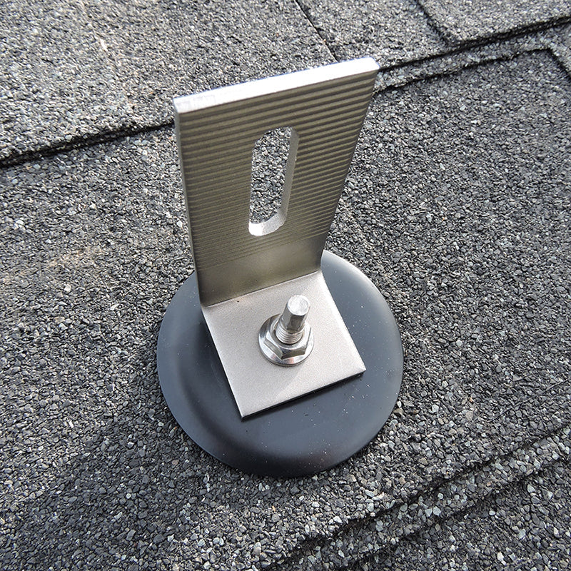 QuickBOLT Multi Roof Mount Kit -  QB1 Low Profile Kit Stainless Steel & 3" Micro & L-Foot & Nuts - 17667SS