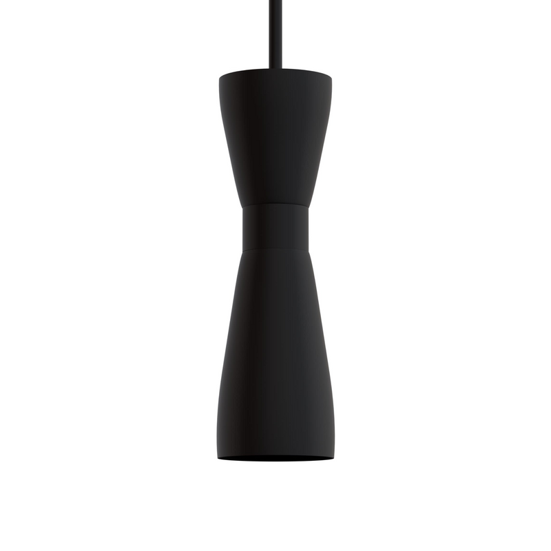 Hunter Zola Flat Matte Black 1 Light Pendant Ceiling Light Fixture - Jasmine Roth Collection