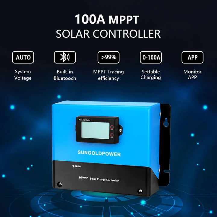 SunGoldPower Off Grid Solar Kit 4000W Inverter 12VDC 120V/240V LIFEPO4 Battery 1200 Watt Solar Back Up - SGK-PR4S