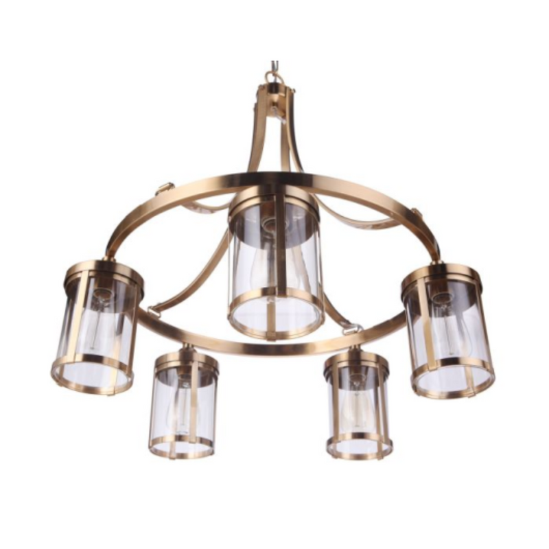 Craftmade Elliot 5 Light in Satin Brass