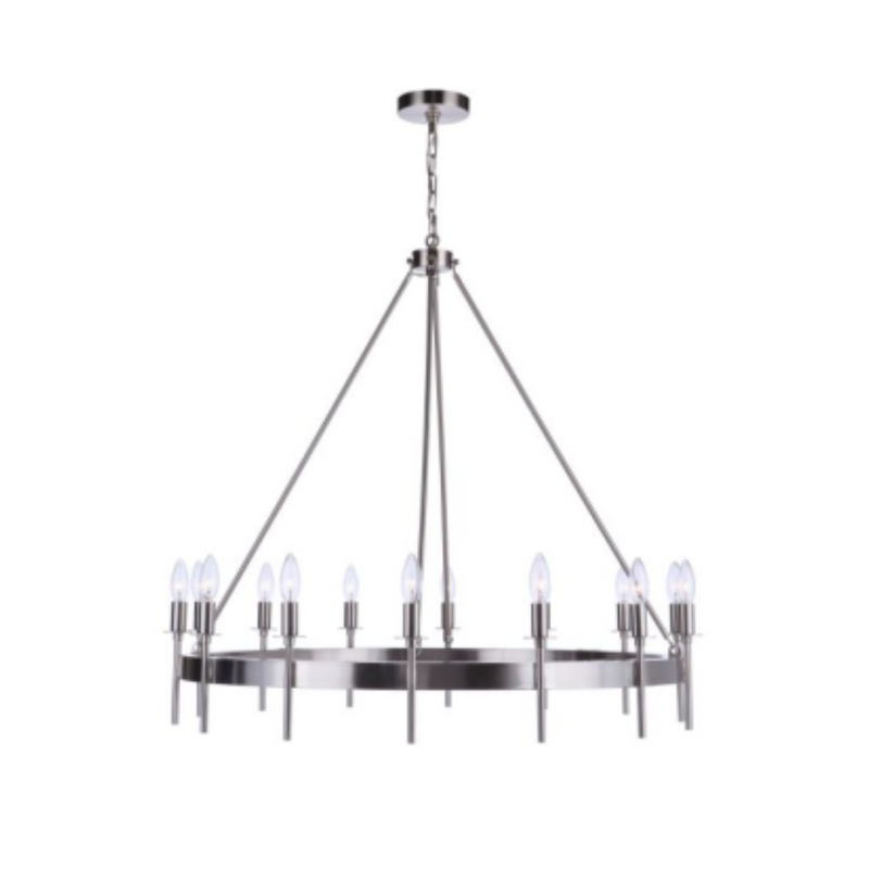 Craftmade Larrson 14 Light Chandelier in Satin Brass