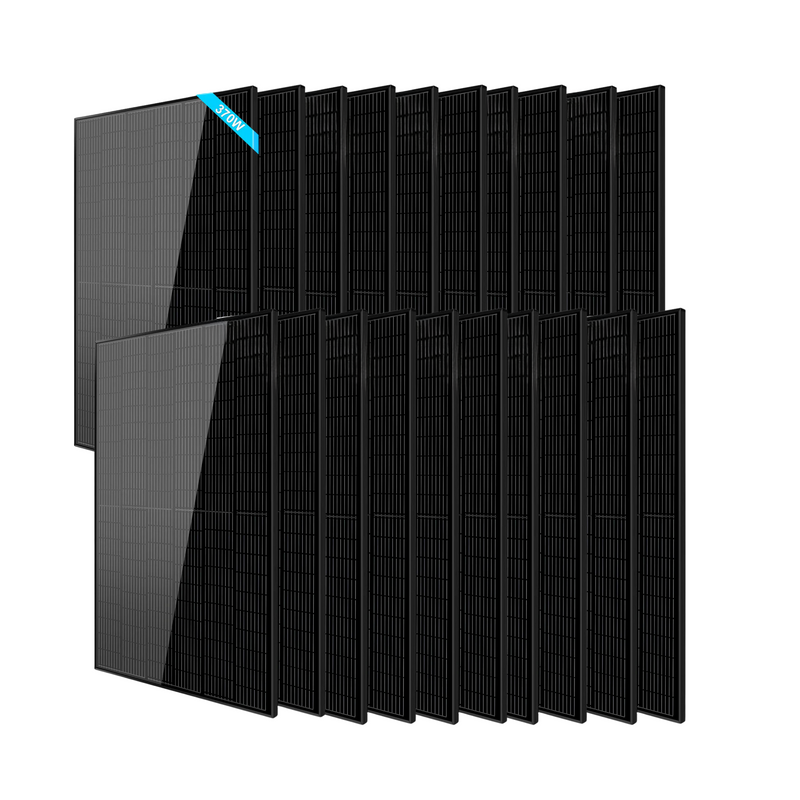 SunGoldPower 370W Mono Black Perc Solar Panel - SG-370WMB