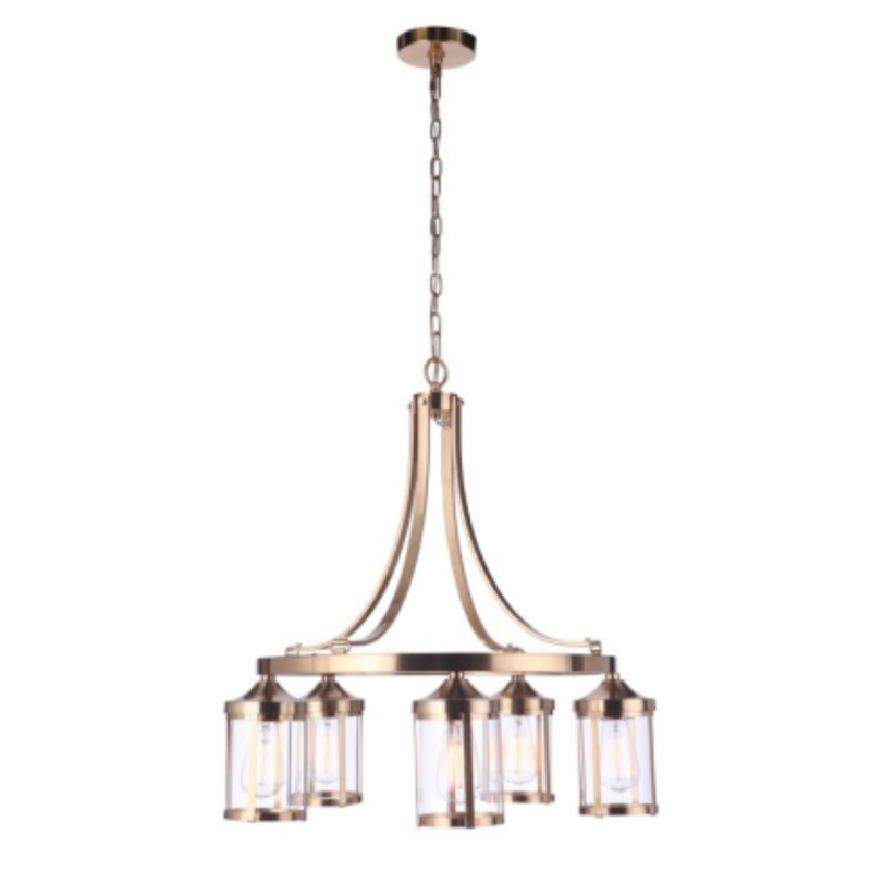Craftmade Elliot 5 Light in Satin Brass
