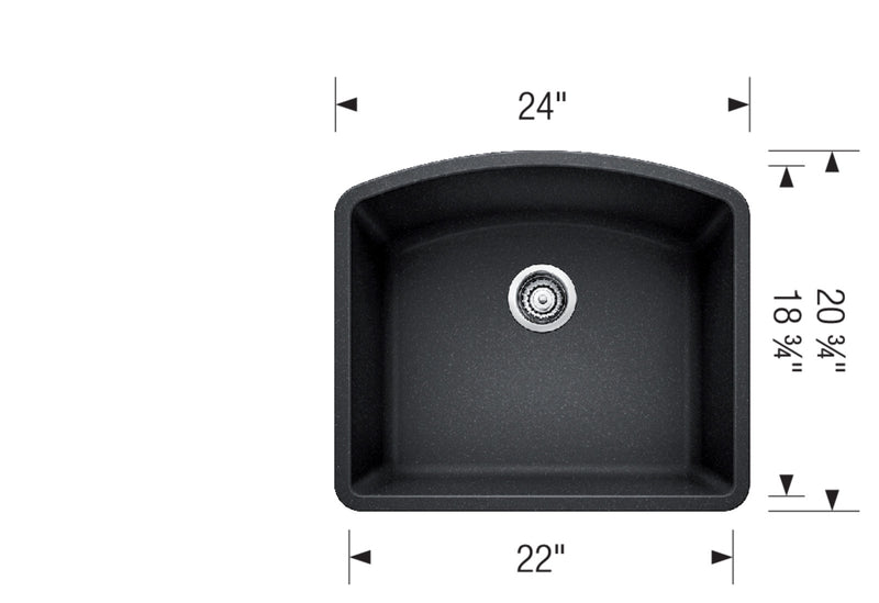 Blanco Diamond Single Bowl SILGRANIT Kitchen Sink