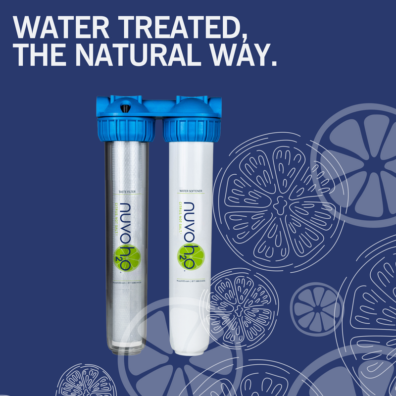 NuvoH2O Home Duo Water Softener + Taste Filter System