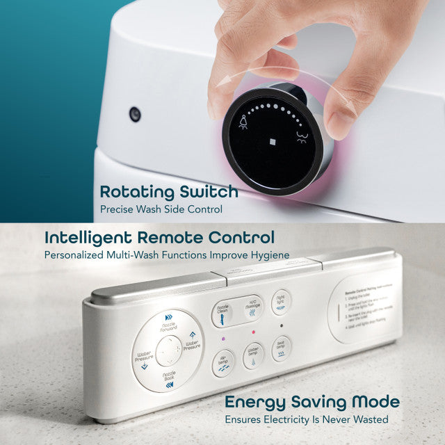 BidetMate 6000 Series Smart Bidet Toilet with Remote