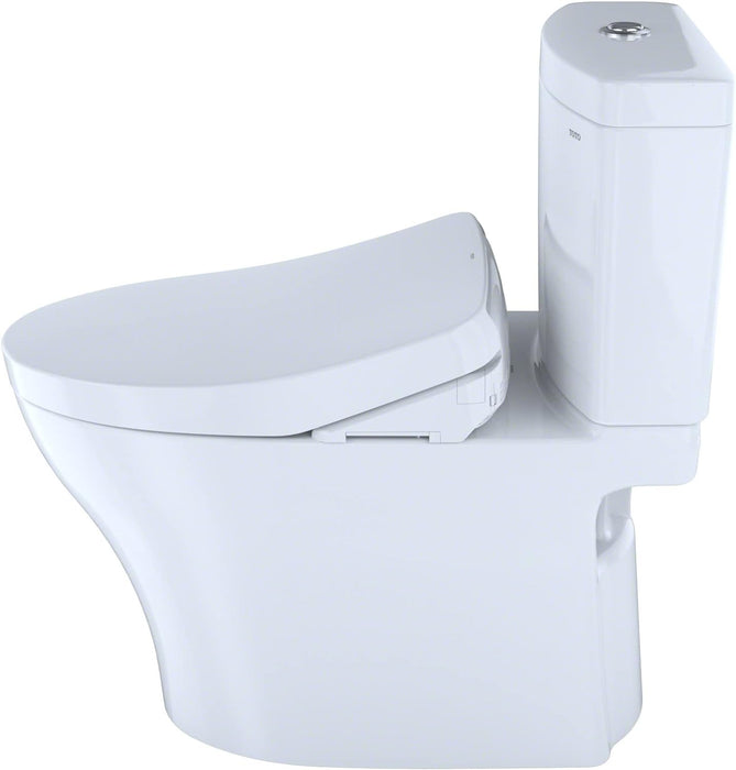 TOTO Aquia IV Washlet+ S500E Two-piece Toilet - 1.28 GPF & 0.9 GPF - Universal Height - MW4463046CEMFGNA#01