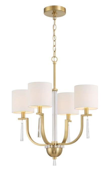 Craftmade Fortuna 4 Light Chandelier - 58224-SB