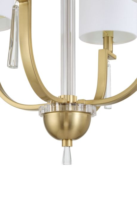 Craftmade Fortuna 4 Light Chandelier - 58224-SB