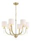 Craftmade Fortuna 6 Light Chandelier - 58226-SB