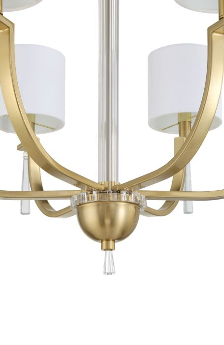 Craftmade Fortuna 6 Light Chandelier - 58226-SB