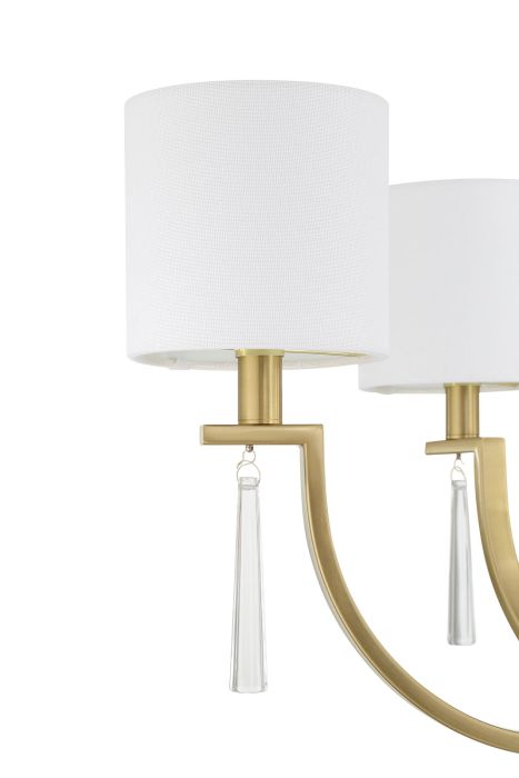Craftmade Fortuna 6 Light Chandelier - 58226-SB