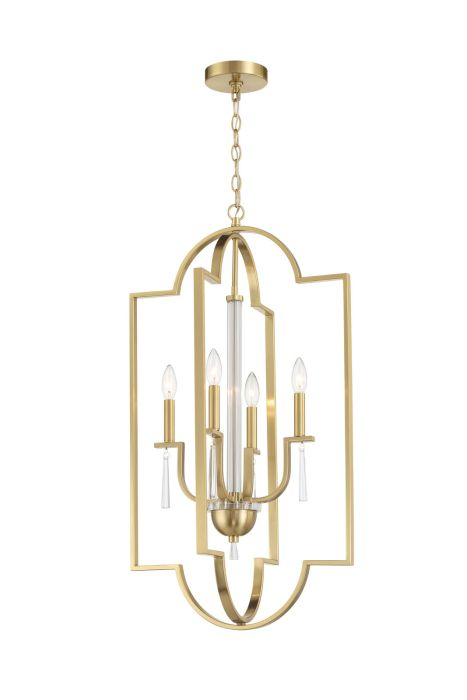 Craftmade Fortuna 4 Light Foyer - 58234-SB