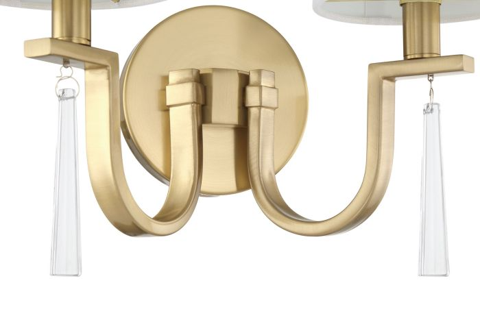 Craftmade Fortuna 2 Light Wall Sconce - 58262-SB