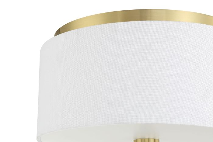 Craftmade Fortuna 2 Light Flushmount - 58282-SB