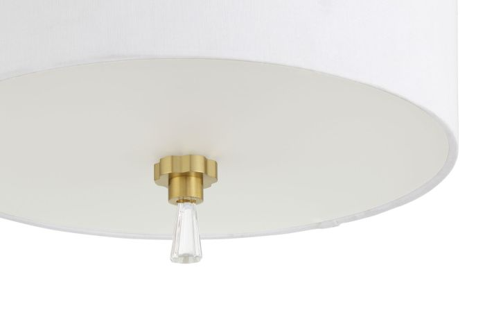 Craftmade Fortuna 2 Light Flushmount - 58282-SB