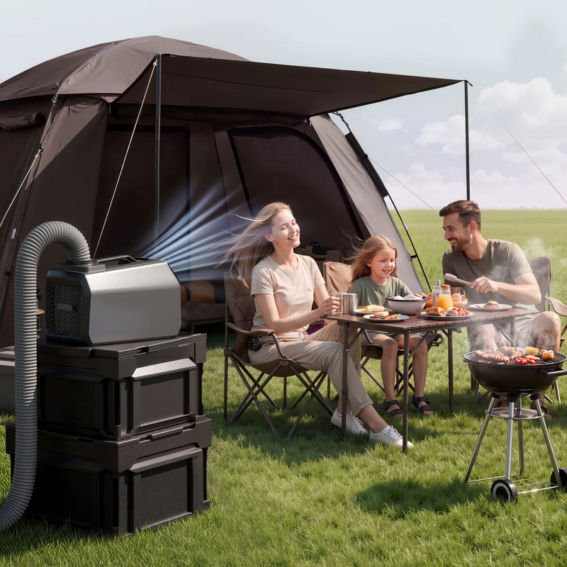 Waykar 6,000 BTU Portable Air Conditioner for Camping, Windowless Air Conditioning with Remote - KOW60A