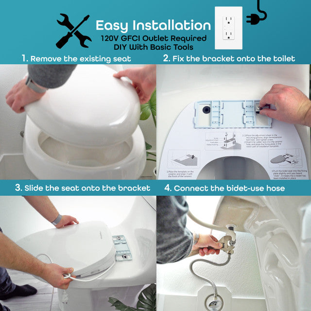 BidetMate 700 Series Electronic Smart Toilet Seat