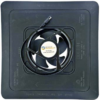iSolar 20W106-FLEX Modular Solar Attic Fan – Retrofit - High-Efficiency Solar-Powered Ventilation