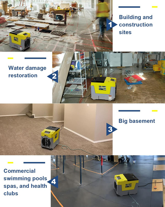 Alorair Mold Remediation Advanced Combo Package Professional Structural Drying & Sterilization System, 11-Piece Professional Kit for 3000 sq.ft.