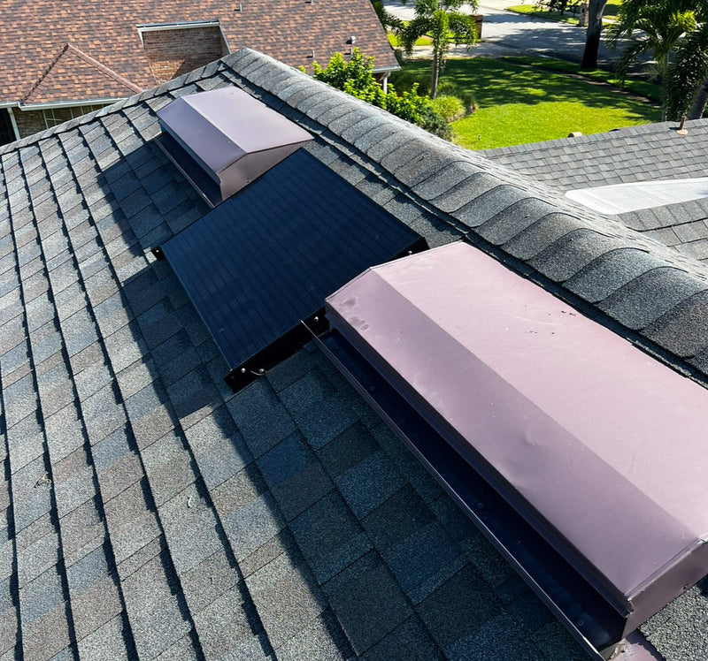 iSolar 80W110-FLEX Modular Solar Attic Fan – High-Efficiency Solar-Powered Ventilation