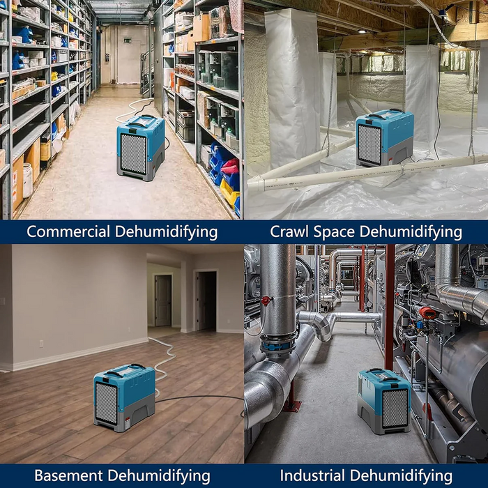 Alorair Water Damage Restoration Advanced Combo Package High-Capacity Structural Drying System, 11-Piece Professional Kit for 3000 sq.ft.