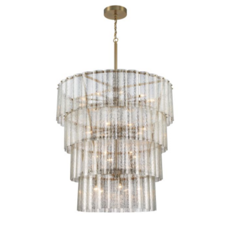 Craftmade Museo 28 Light Chandelier in Brushed Polished Nickel