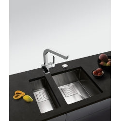 Franke 8" Peak Undermount Stainless Steel Sink - PKX1108-S