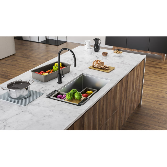 Franke Cube Stainless Steel Workcenter Sink - CUX11030-WKC