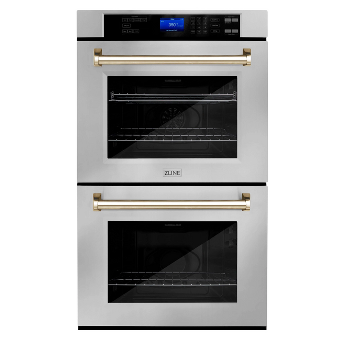 ZLINE 30 in. Autograph Edition Electric Double Wall Oven with Self Clean and True Convection