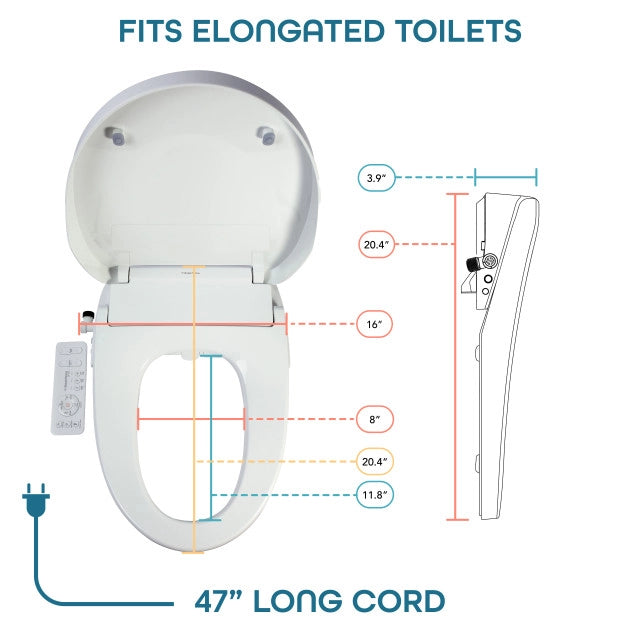 BidetMate 3000 Series Electronic Smart Toilet Seat