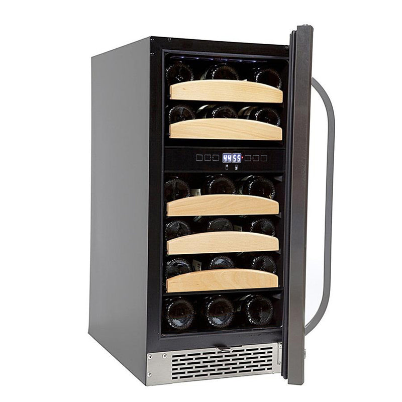 Whynter 28 bottle Dual Temperature Zone Built-In Wine Refrigerator