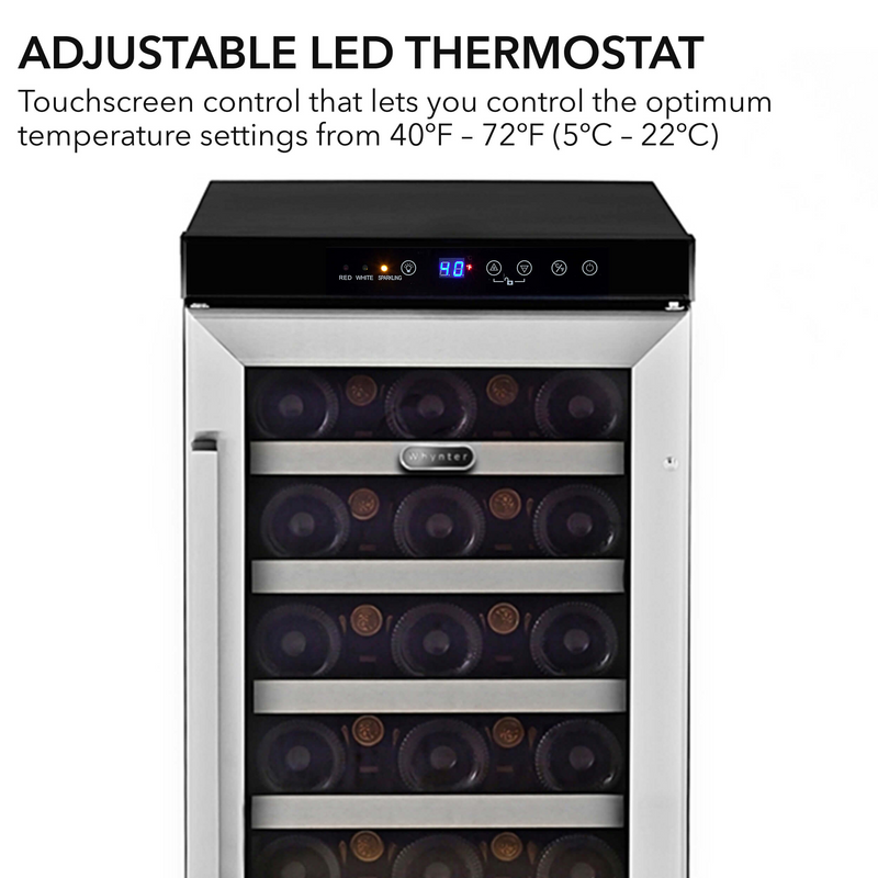 Whynter 33 Bottle Compressor Built-In Wine Refrigerator